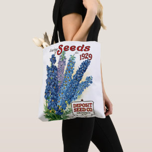 Vintage Flower Seed Catalogue 1929 Tote Bag
