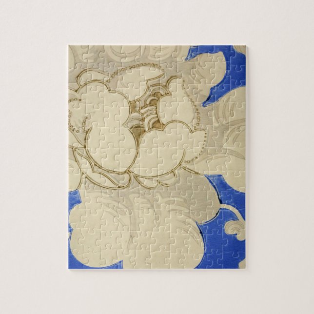 Vintage Flower Wallpaper Pattern  Jigsaw Puzzle (Vertical)