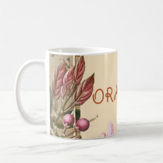 Vintage Flowers and Oranges Coffee Mug