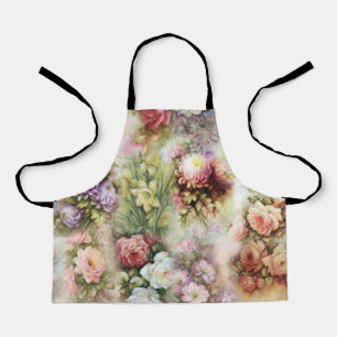 Vintage Flowers Apron