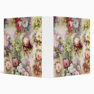 Vintage Flowers Binder