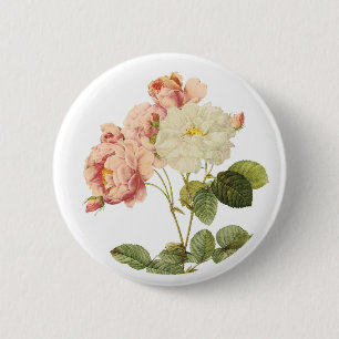 Vintage Flowers button 2