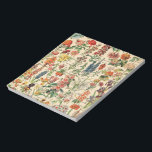 Vintage Flowers by Adolphe Millot Notepad<br><div class="desc">Vintage Flowers by Adolphe Millot.
Please visit my store for more interesting design and more colour choice => zazzle.com/colorfulworld*</div>