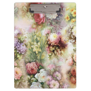 Vintage Flowers Clipboard