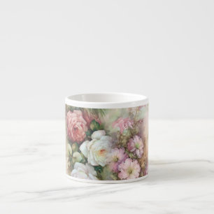 Vintage Flowers Espresso Cup