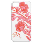 Vintage Flowers in Bold Colours, Orange and Pink