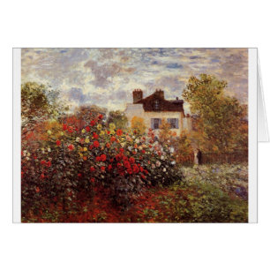 vintage flowers monet-s-garden-in-argenteuil-sun