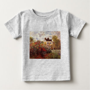 vintage flowers monet-s-garden-in-argenteuil-sun baby T-Shirt