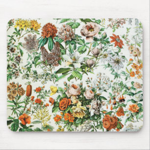 Vintage Flowers Mouse Pad