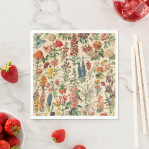 Vintage Flowers Napkin