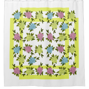 Vintage Flowers Shower Curtain