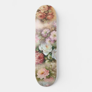 Vintage Flowers Skateboard