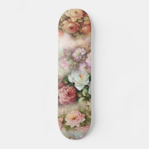 Vintage Flowers Skateboard