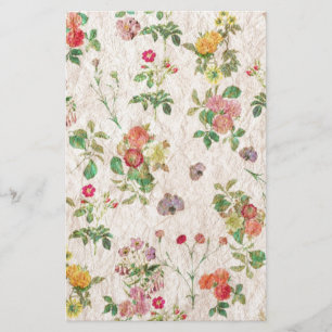 Vintage Flowers Stationery