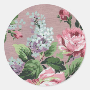 Vintage Flowers Sticker
