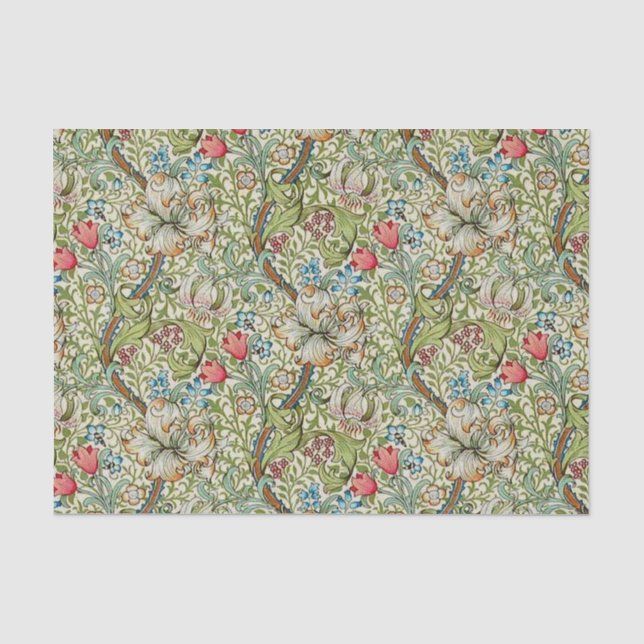 Vintage Flowers Tissue Paper (Front)
