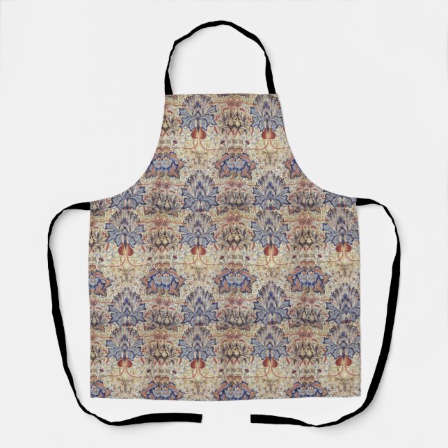 Vintage Flowers William Morris Artichoke    Apron (Front)