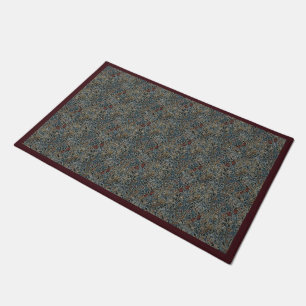 Vintage Flowers William Morris Golden Lily Doormat