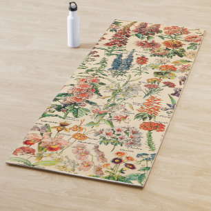 Vintage Flowers Yoga Mat