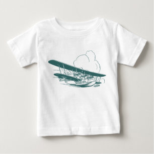 Vintage Flying Boat Baby T-Shirt