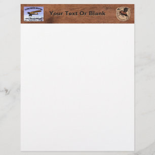 Vintage Flying Moose Aviation Sign Letterhead