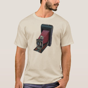 Vintage Folding Rollfilm Postcard Camera T-Shirt