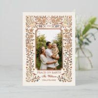 Vintage Folk Art Dove Christian Christmas Photo
