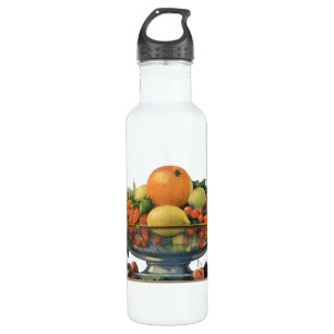 Vintage Food, Assorted Fruit in a Bowl 710 Ml Water Bottle