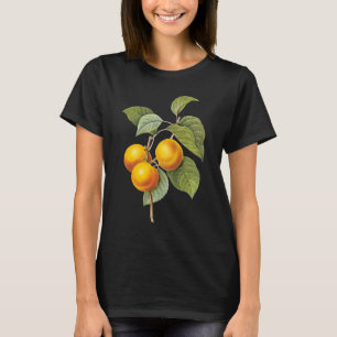 Vintage Food Fruit, Apricot Peach by Redoute T-Shirt