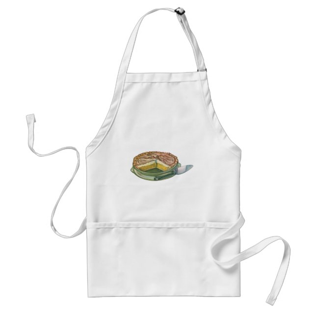 Vintage Food, Lemon Meringue Pie Dessert Standard Apron (Front)