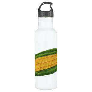 Vintage Food Vegetables; Yellow Corn on the Cob 710 Ml Water Bottle