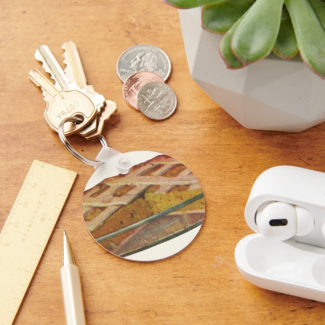 Vintage Foods, Dessert, Thanksgiving Pumpkin Pie Keychain (Desk)