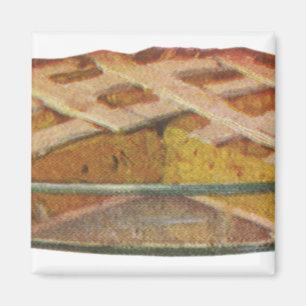 Vintage Foods, Dessert, Thanksgiving Pumpkin Pie Magnet