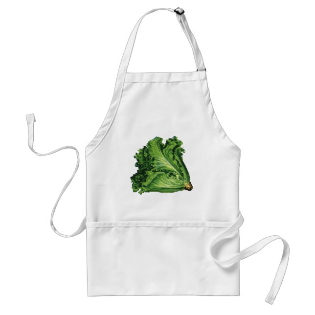 Vintage Foods, Green Leaf Lettuce Vegetables Standard Apron (Front)