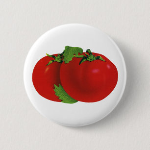 Vintage Foods, Organic Red Ripe Heirloom Tomato 2 Inch Round Button