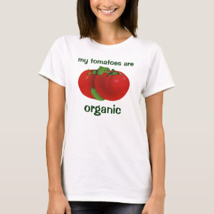 Vintage Foods, Organic Red Ripe Heirloom Tomato T-Shirt
