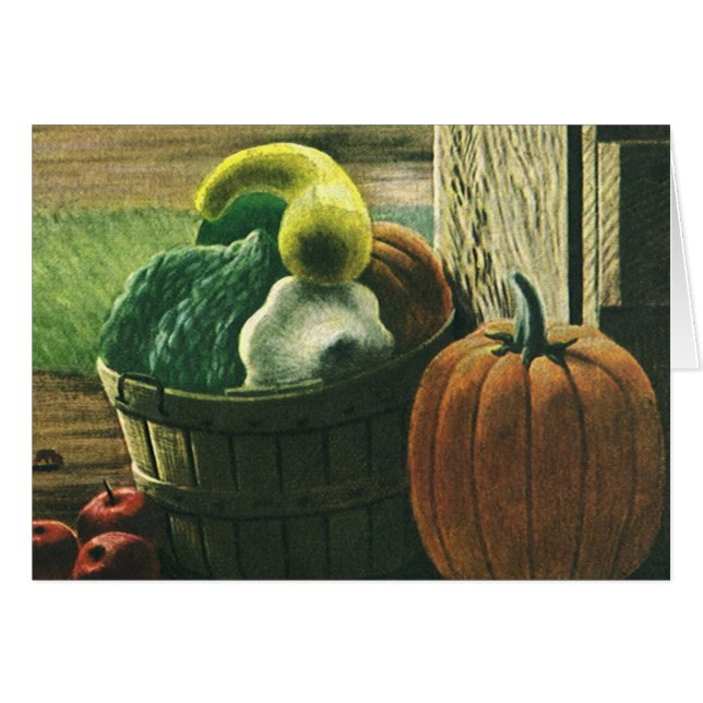 Vintage Foods, Winter Squash, Pumpkin and Apples (Front Horizontal)
