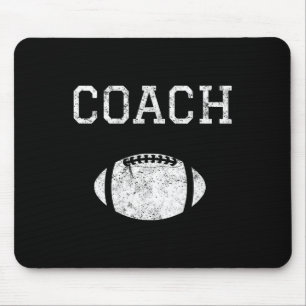 Vintage Football Coach Graphic Novelty Mouse Pad