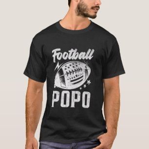Vintage Football Popo Gifts For Father's Day Dad G T-Shirt