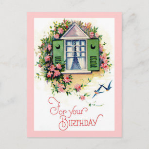 Vintage For Your Birthday Card