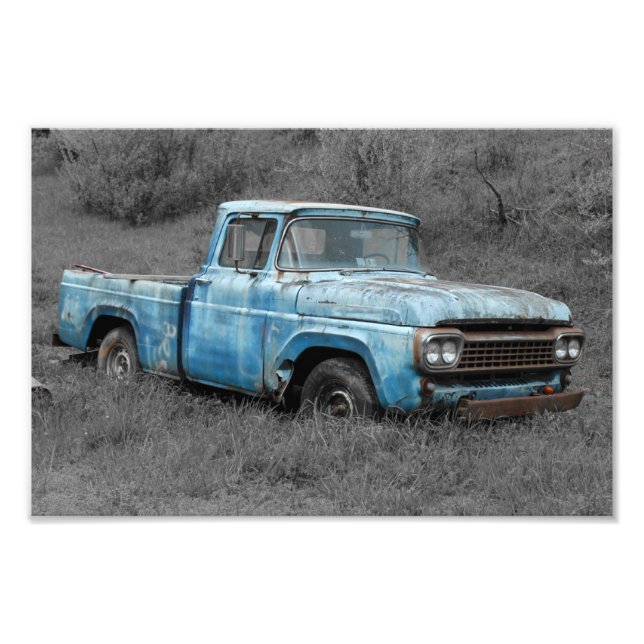Vintage Ford Truck Photo Print (Front)