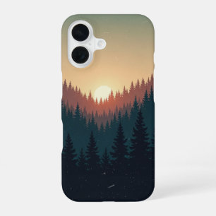 Vintage Forest at Sunrise iPhone 16 Case