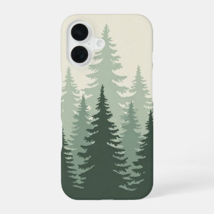 Vintage Forest Lines iPhone 16 Case