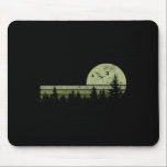 Vintage Forest Nature Trees Hiking Outdoor Wildlif Mouse Pad<br><div class="desc">Vintage Forest Nature Trees Hiking Outdoor Wildlife</div>