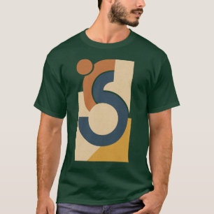 Vintage Formes Artwork T-shirt homme noir