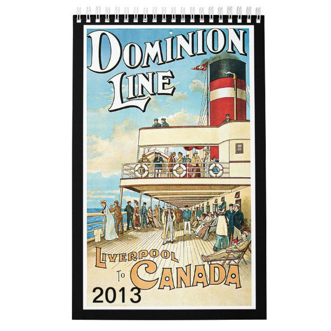 Vintage Forms of Transportation Calendar (Cover)