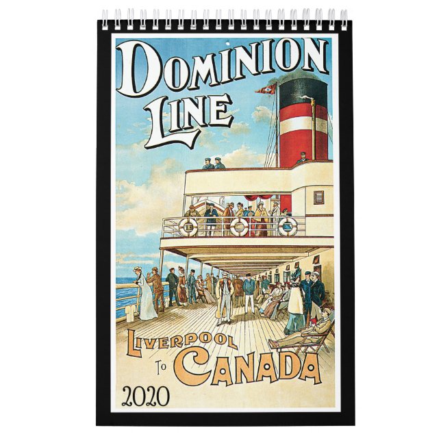 Vintage Forms of Transportation Calendar (Cover)