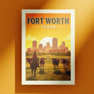 Vintage Fort Worth Texas Postcard
