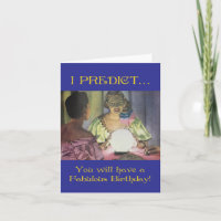 Vintage Fortune Teller Women Birthday