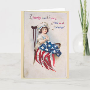 Vintage Fourth of July Card